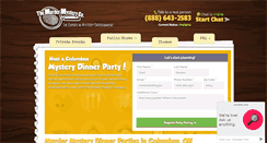 Desktop Screenshot of murdermysterydinnercolumbus.com